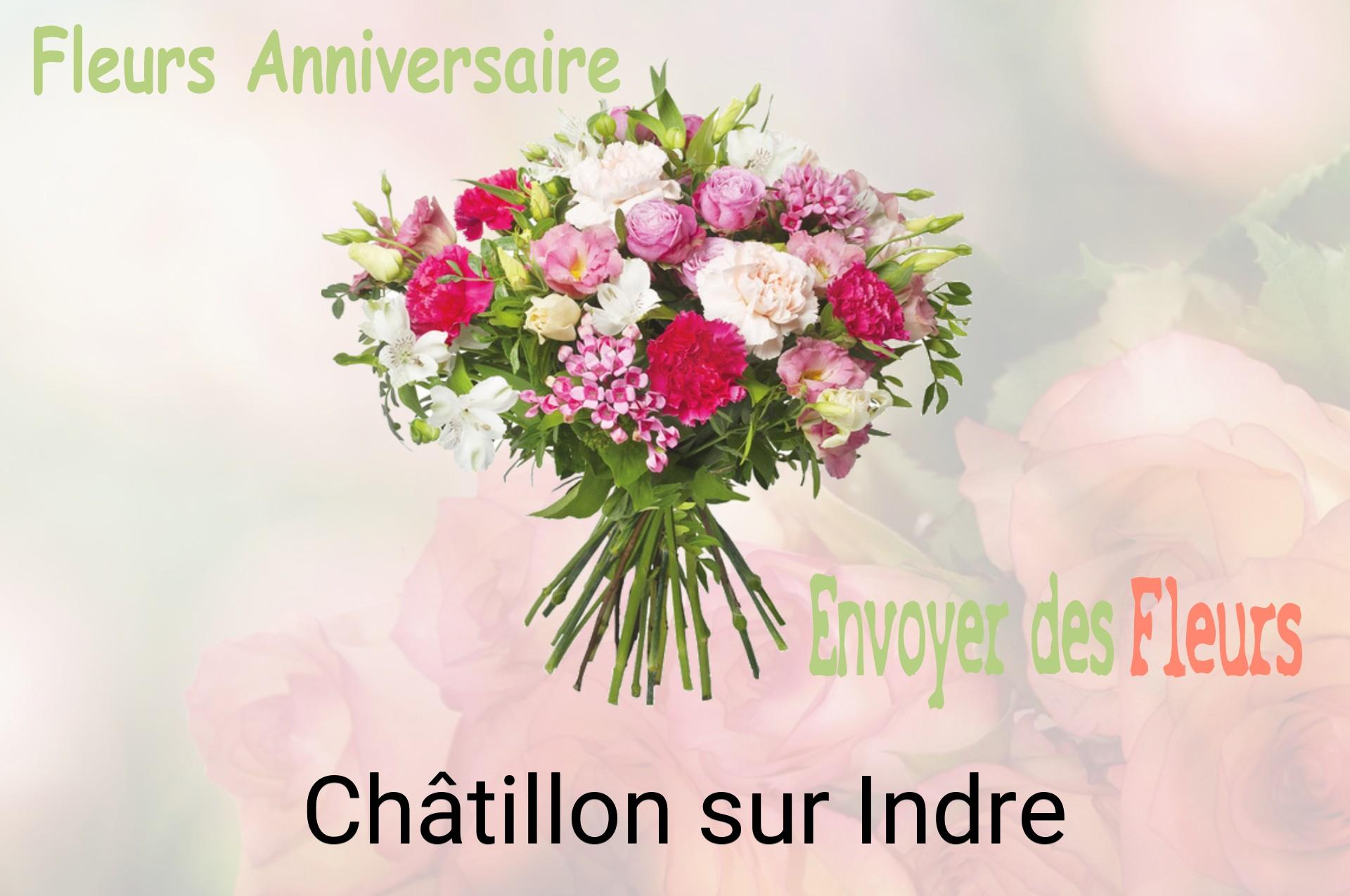Bouquet de fleurs d’anniversaire livré à Châtillon-sur-Indre
